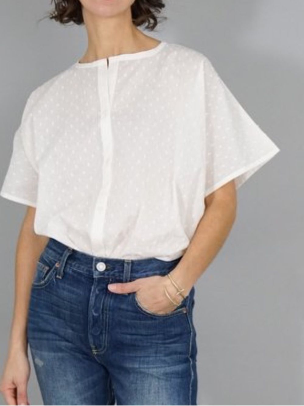 Emerson Fry Indian Button Down White Dots one size